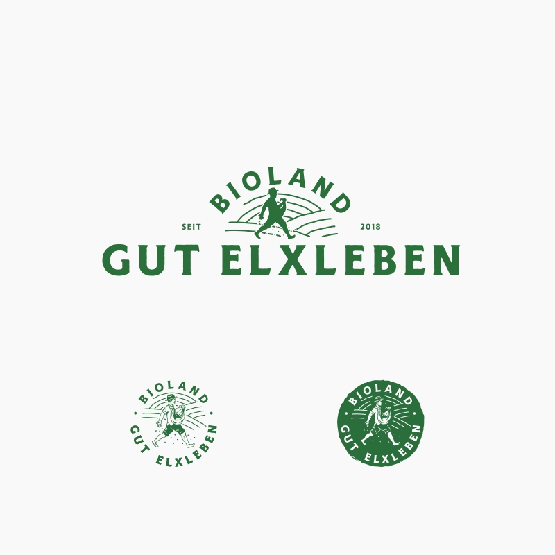 Bioland Gut Elxleben - Darstellung des Logos und alternativen Logos